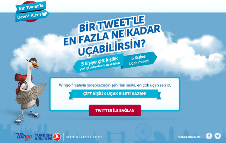 THY Twitter Yarışması: Bir Tweet'le Devri Alem