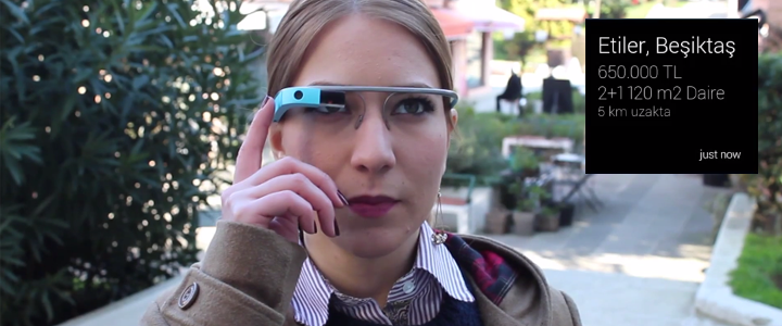 Türkiye’de Google Glass’a Özel İlk Emlak Uygulaması