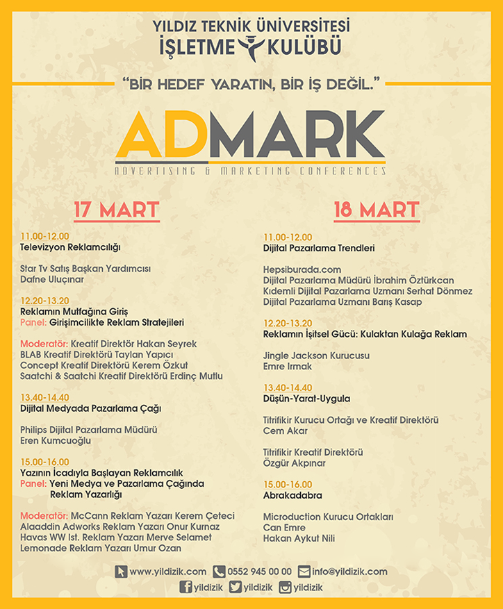 AdMark’15: Bir Hedef Yaratın, Bir İş Değil