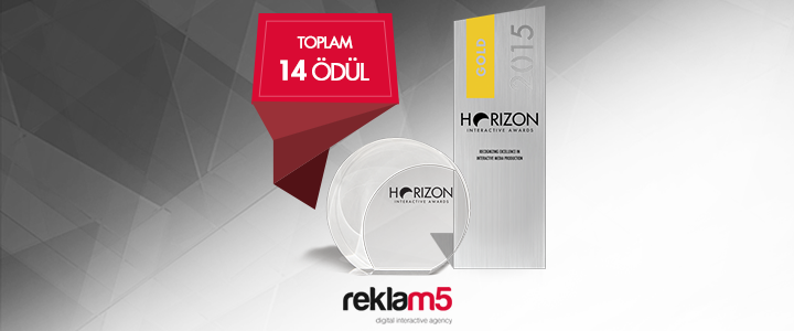 Reklam5’e Horizon Interactive Awards’dan 14 Ödül!