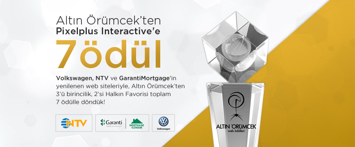 Altın Örümcek’ten Pixelplus Interactive’e 7 Ödül