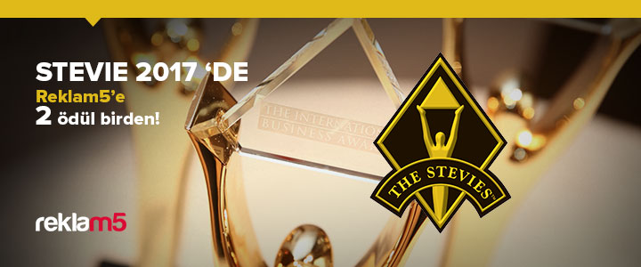 Stevie Awards 2017'de Reklam5'e İki Ödül!