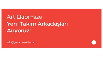 Genau Media Art Ekibine Yeni Takım Arkadaşları Arıyor!