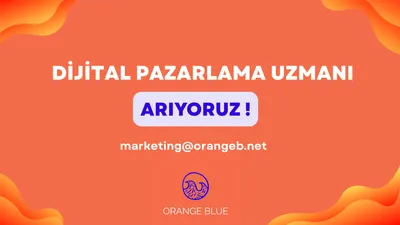 Orangeblue, Dijital Pazarlama Uzmanı Arıyor