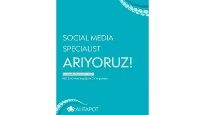 Markaları 8 Koluyla Saracak Social Media Specialist Arıyoruz