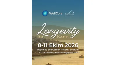 "Wellcore 3D Longevity Kampı" İkinci Kez 8-11 Ekim'de Bodrum’da!