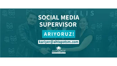 Ahtapot Sosyal Medya, Social Media Supervisor Arıyor!