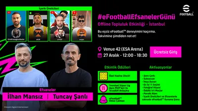 eFootball™ Efsaneler Günü: Oyuncuları Bir Araya Getiren
