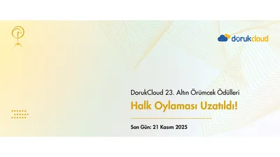 DorukCloud 23. Altın Örümcek Ödülleri’nde Halk Oylaması