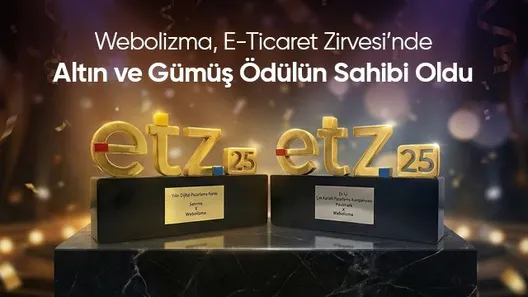 Webolizma, E-Ticaret Zirvesi 2025’te İki Prestijli Ödülle