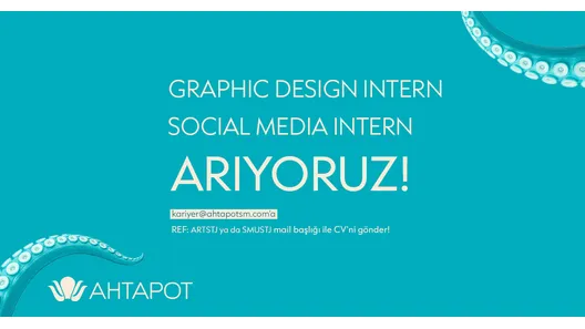 Graphic Design Intern ve Social Media Intern Arıyoruz