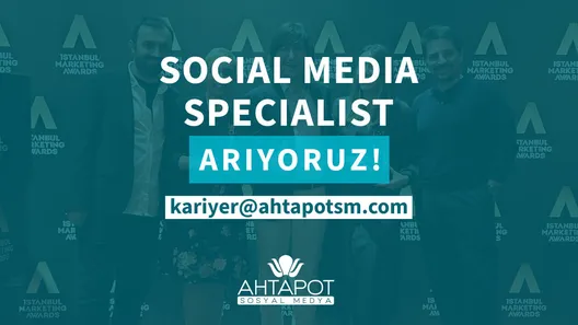 Ahtapot Sosyal Medya "Socıal Medıa Specıalıst" Arıyor!
