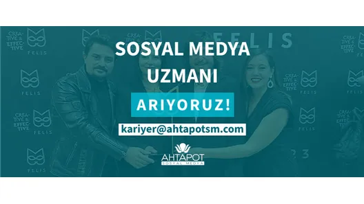 Ahtapot Sosyal Medya "Social Media Specialist" arıyor!