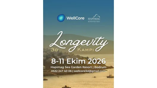 "Wellcore 3D Longevity Kampı" İkinci Kez 8-11 Ekim'de Bodrum’da!