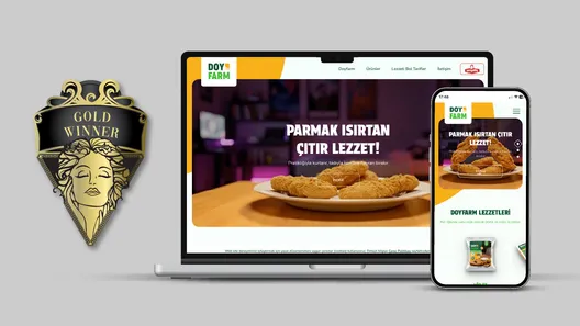 Gricreative, Doyfarm Web Sitesi ile Ödüllerine Bir Yenisini Daha Ekledi