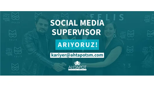 Ahtapot Sosyal Medya, Social Media Supervisor Arıyor!
