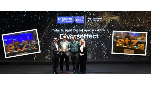Diverseffect, E-Ticaret Zirvesi’nde Yılın Kreatif Ajansı