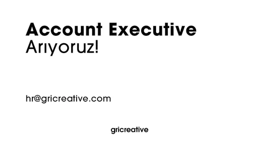 Gricreative Account Executive'ini arıyor!