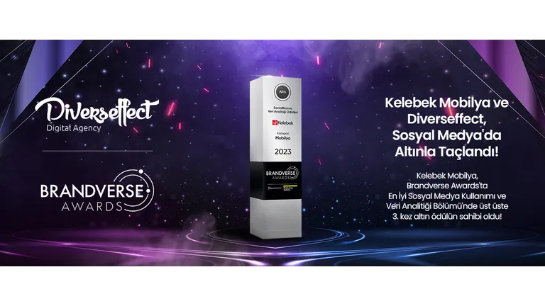 Kelebek Mobilya ve Diverseffect, Sosyal Medya'da Altınla Taçlandı!