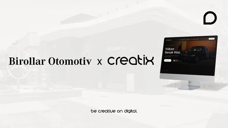 Birollar Otomotiv İçin Geleceğin Web Sitesi Creatix Digital İle Tasarlandı