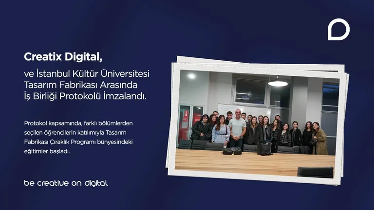 Creatix Digital ve İKÜ Tasarım Fabrikası Arasında İş Birliği Protokolü İmzalandı!