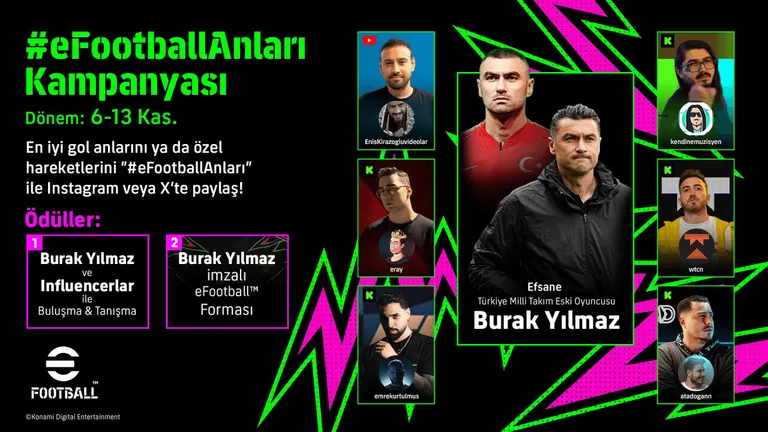 eFootball’a Türkiye’den İlk Legend: Burak Yılmaz