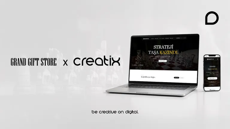 Grand Gift Store Web Sitesi Creatix İmzalı Yeni Yüzüyle Yayında!