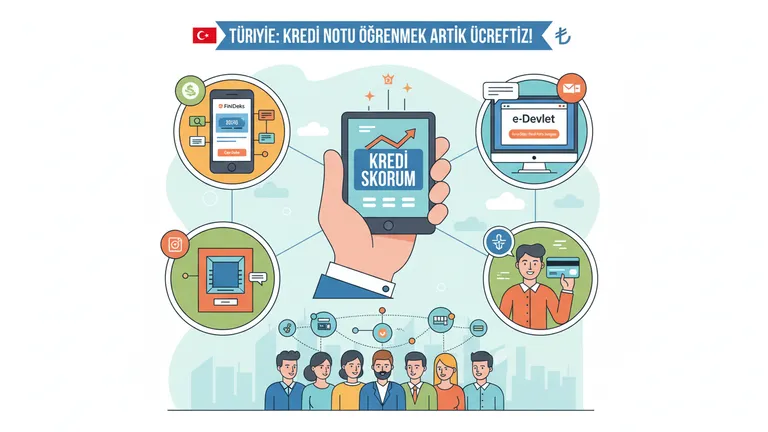 Ücretsiz Kredi Notu Öğrenmenin 4 Farklı Yöntemi
