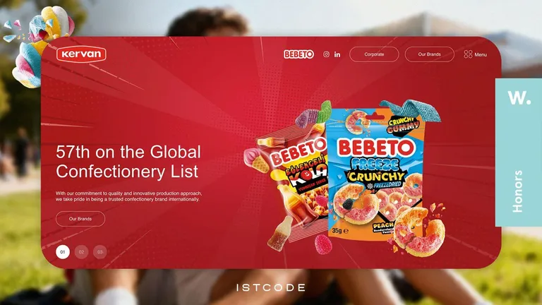 Istcode’a Kervan Gıda Web Sitesiyle Awwwards’tan Onur Ödülü