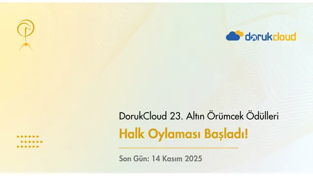 DorukCloud 23. Altın Örümcek Ödülleri’nde Halk Oylaması