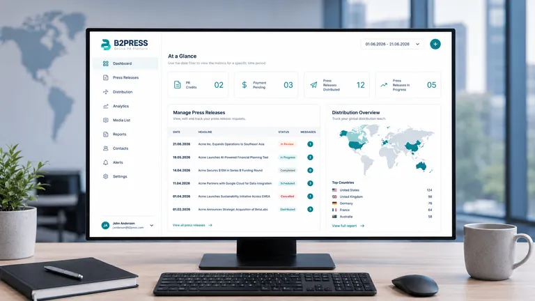 Global PR Platformu B2Press, Yeni Görsel Kimliğini Duyurdu