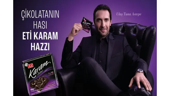Eti Karam'ın Yeni Reklam Yüzü Ulaş Tuna Astepe!