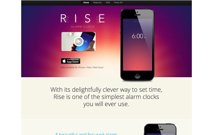  iPhone Uygulamaları Web Site Örneği 