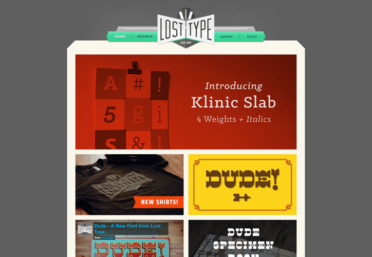 Lost Type Co-op Fonts