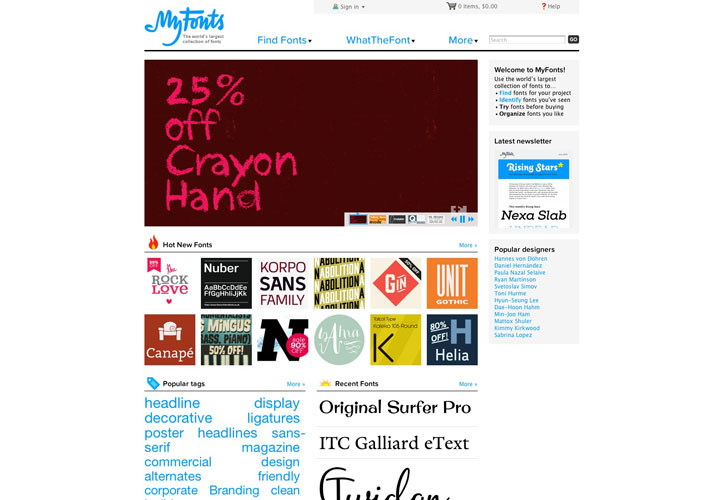 MyFonts Webfonts