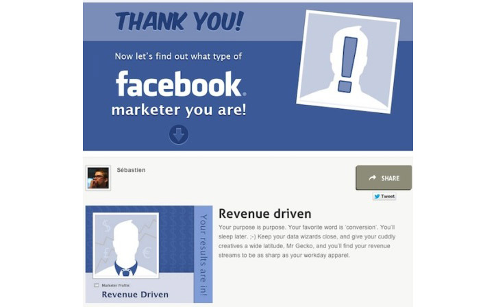 facebook kişilik testi örnekleri