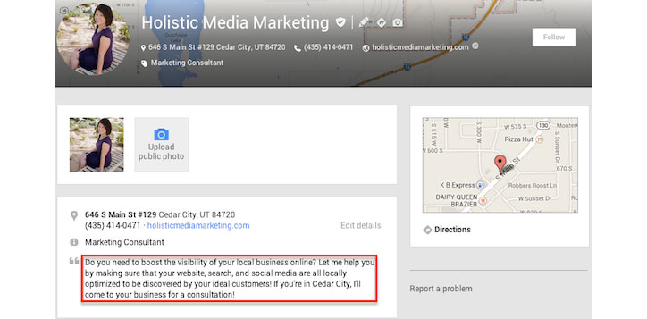 google plus seo firma optimizasyonu