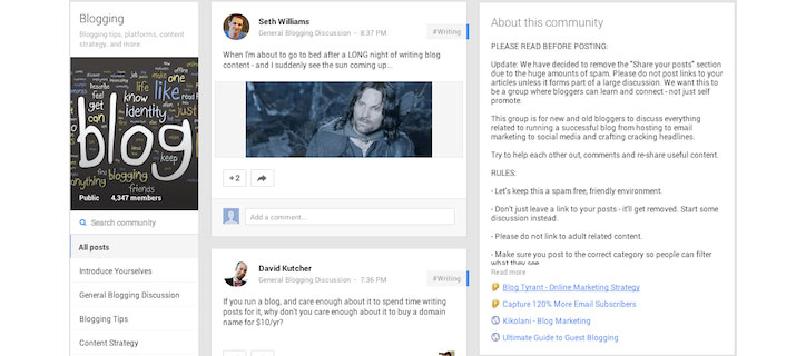 google plus seo topluluk optimizasyonu