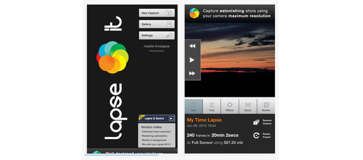 instagram video uygulaması lapse it