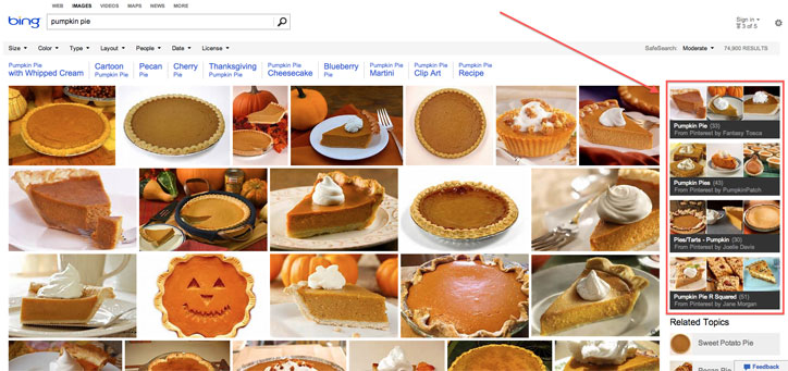 bing aramalariı pinterest