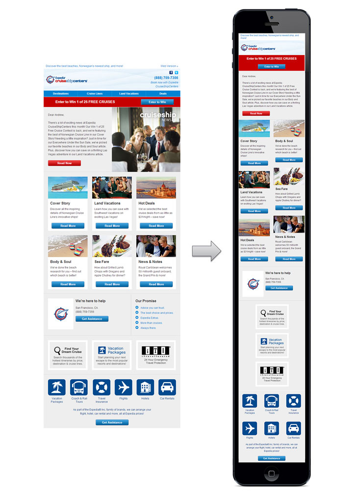 expedia mobil e-posta