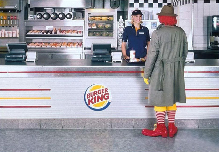 karsilastirmali reklam burger king