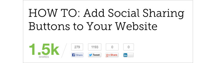 web sitesi sosyal buton