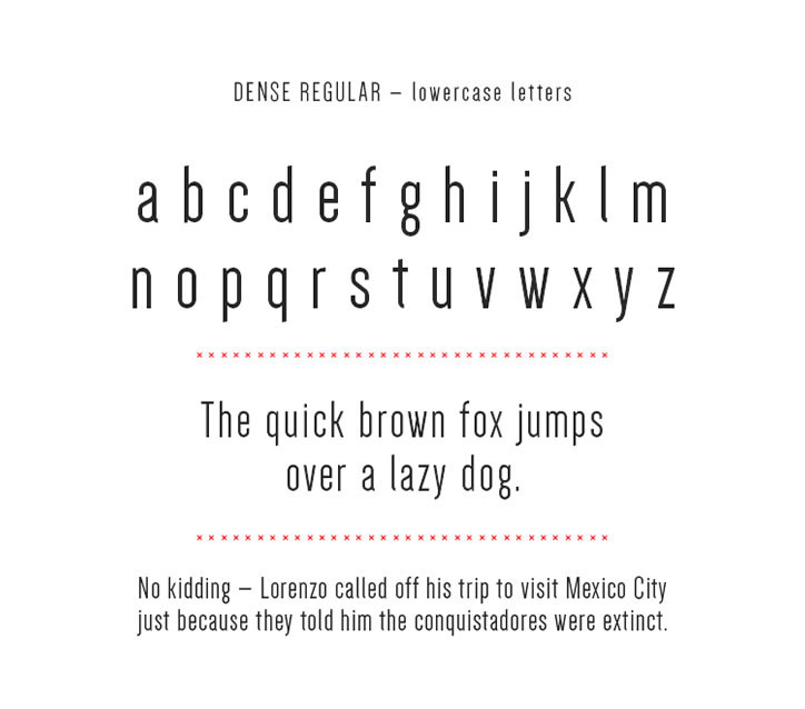 dense-regular-font
