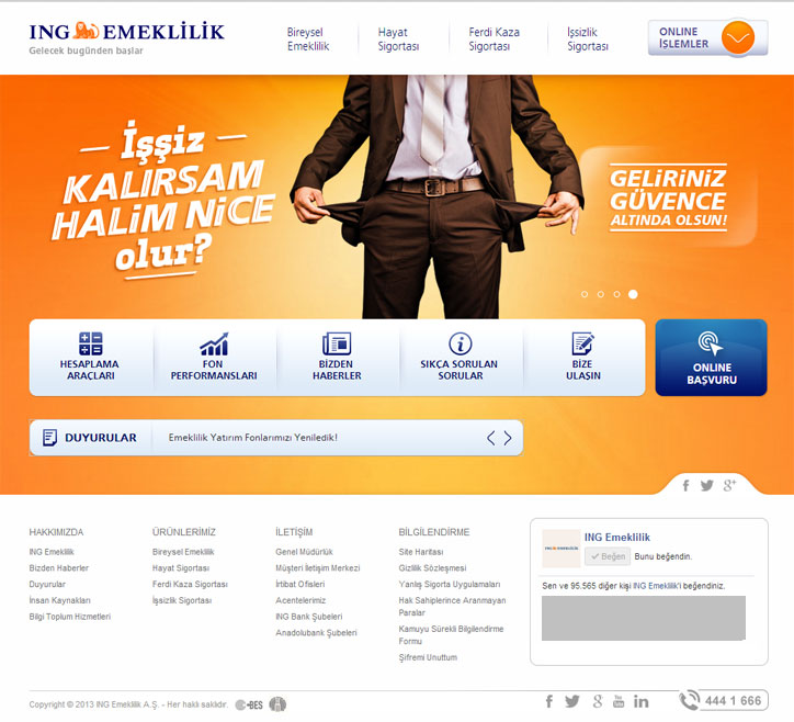 ing emeklilik yeni web site