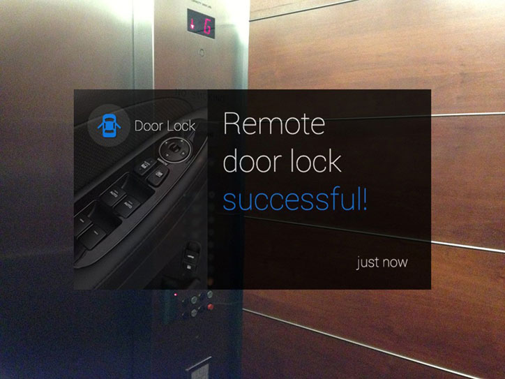 hyundai genesis google glass