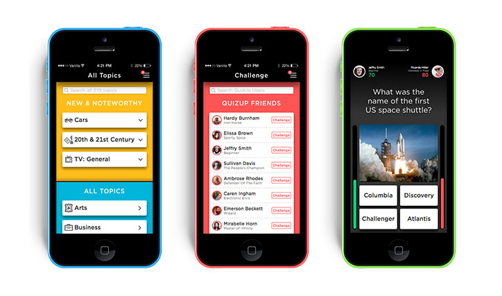 iphone uygulaması quizup