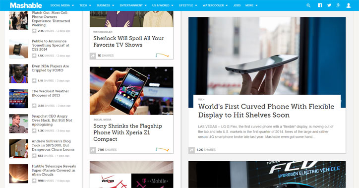 mashable yatırım aldı