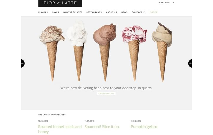 fior-late web sitesi tasarımı
