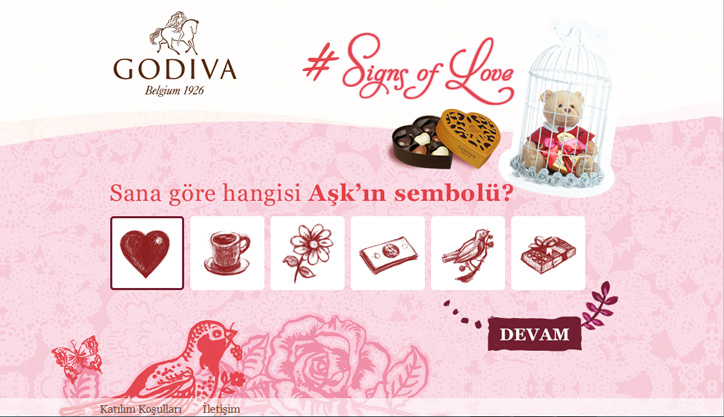 godiva facebook kampanyası